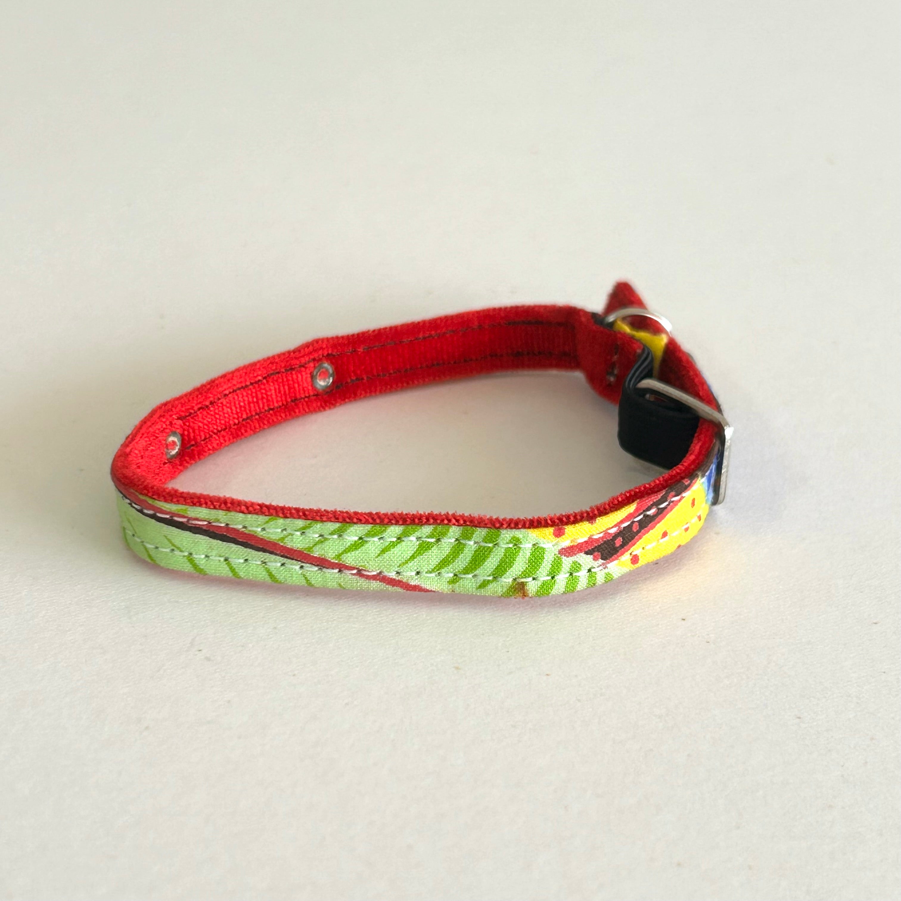 Hiro+Wolf Cat Collar, Rainforest