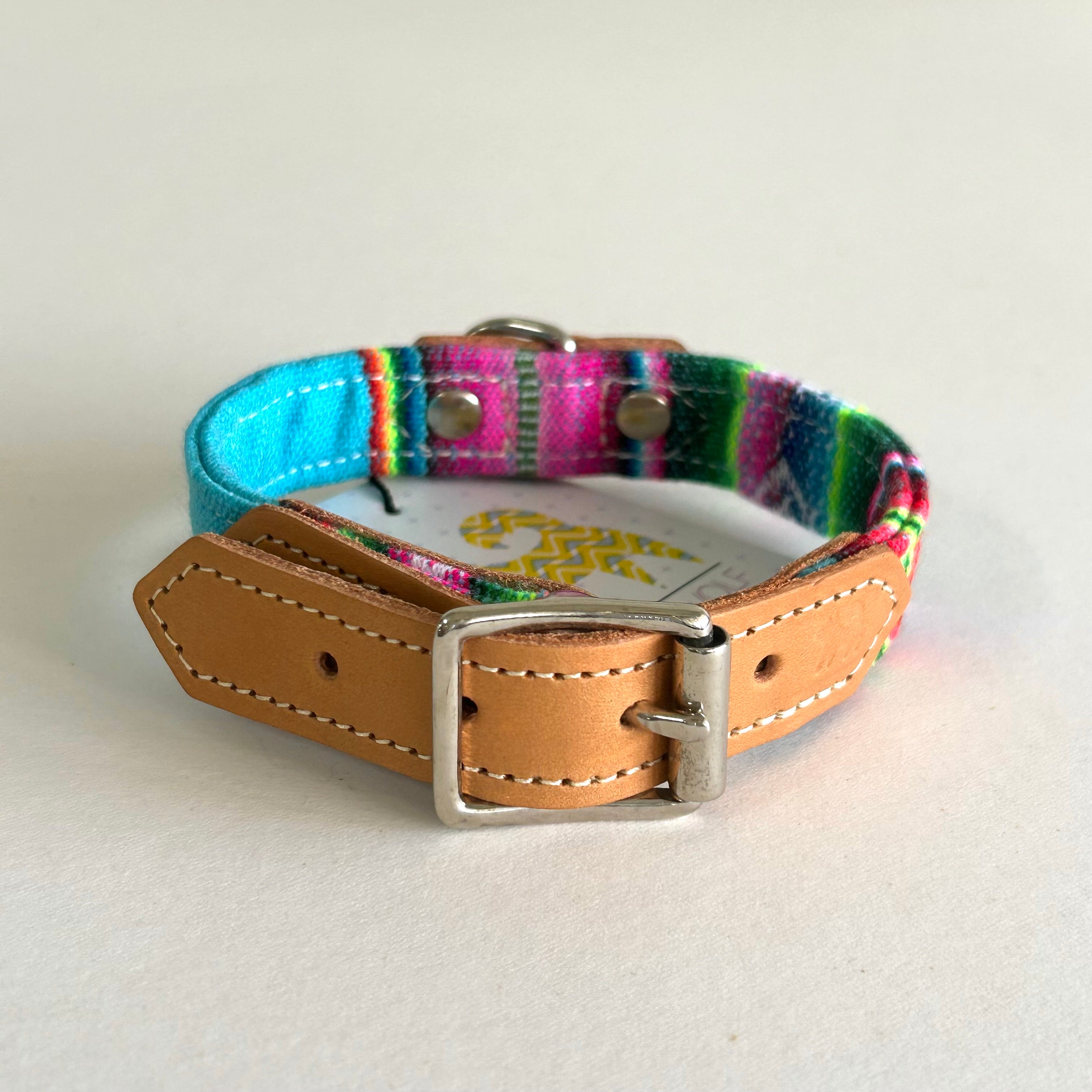 Hiro+Wolf Collar: Cyan Inca