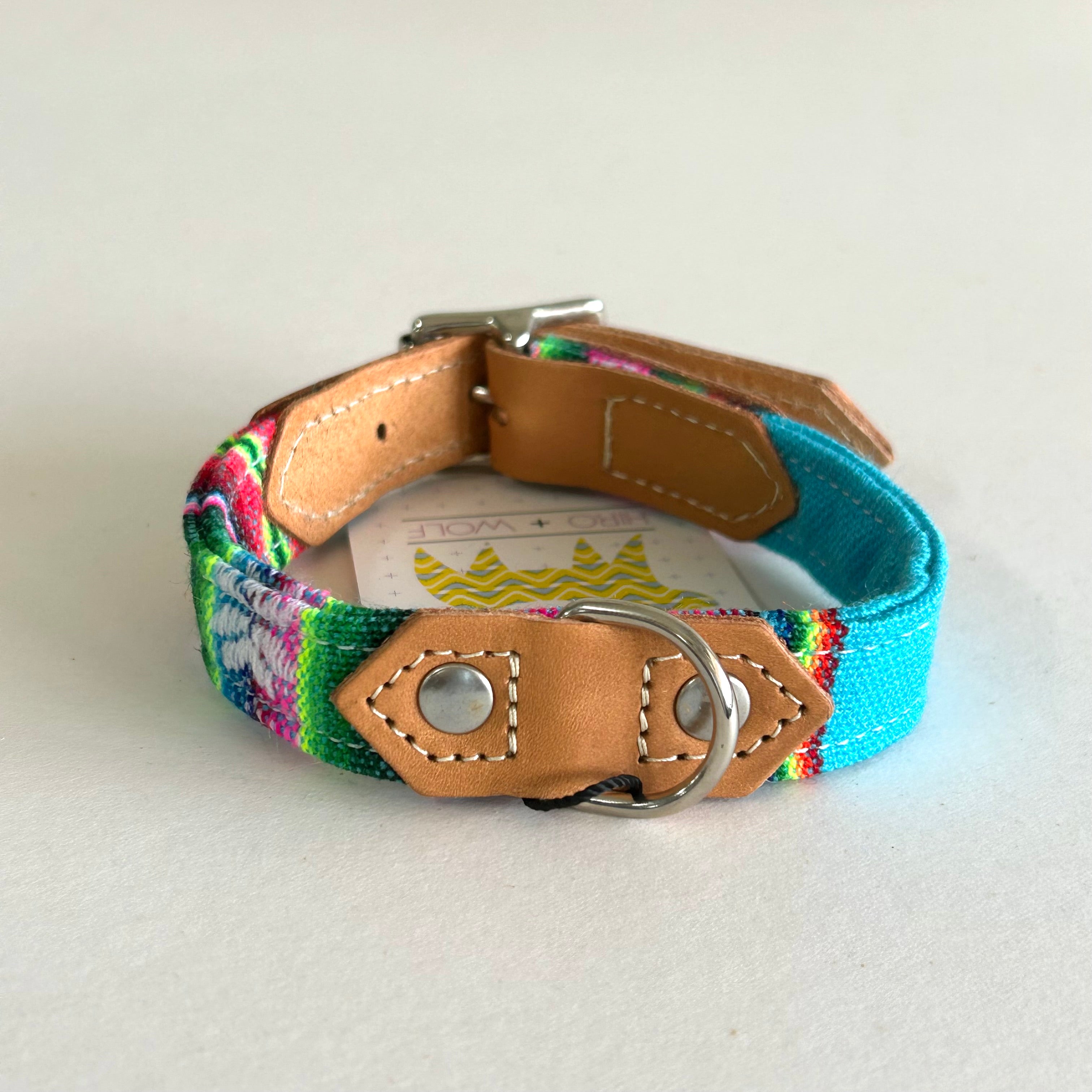 Hiro+Wolf Collar: Cyan Inca