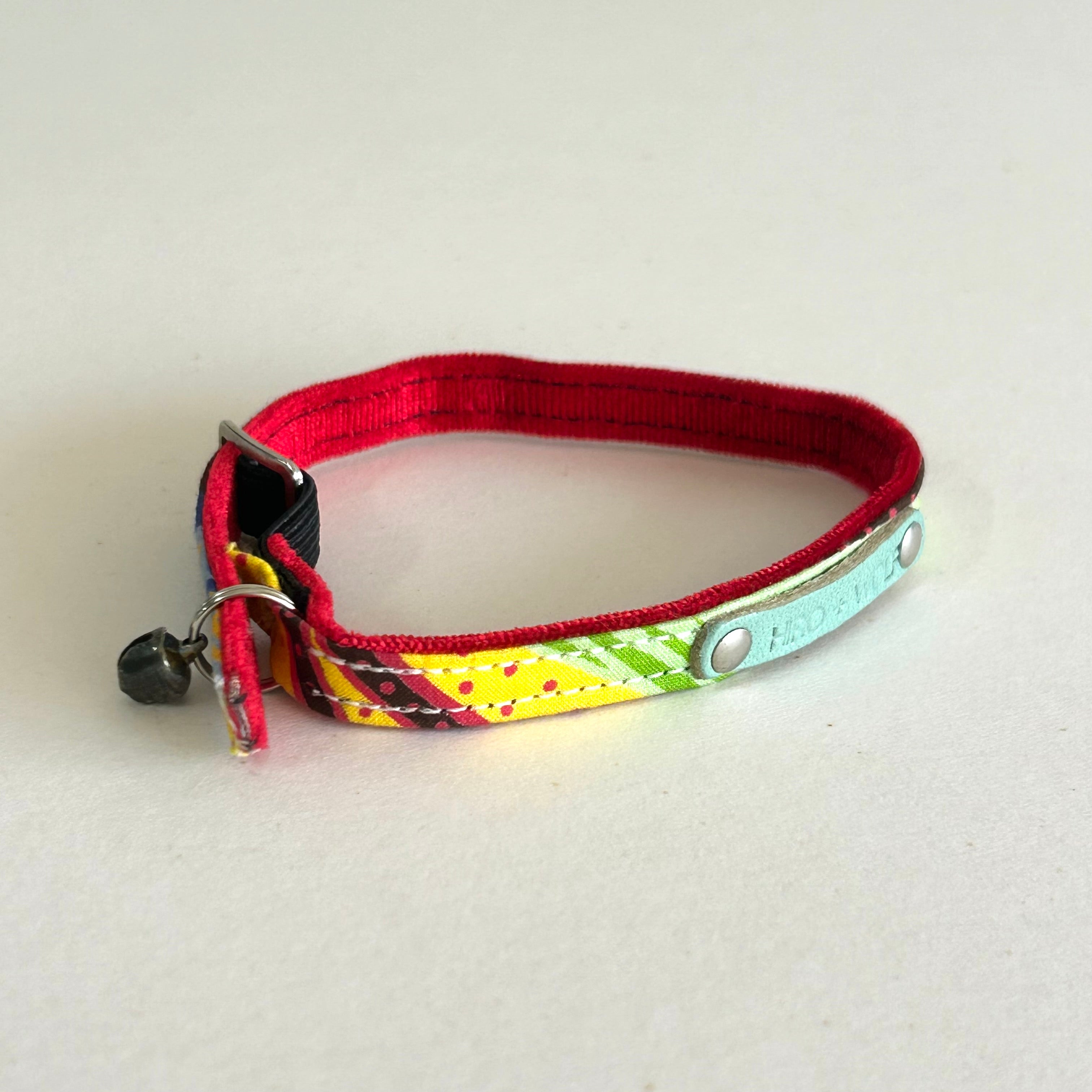 Hiro+Wolf Cat Collar, Rainforest