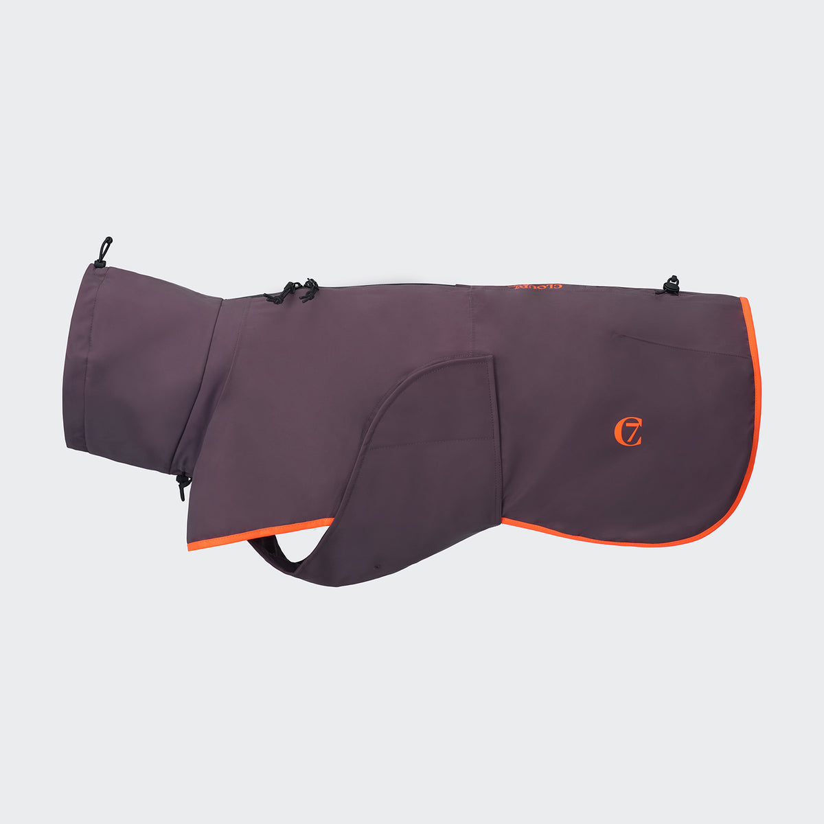 Cloud7 AKTIV fully reflective, premium windproof and water resistant active dog coat for heavy downpours