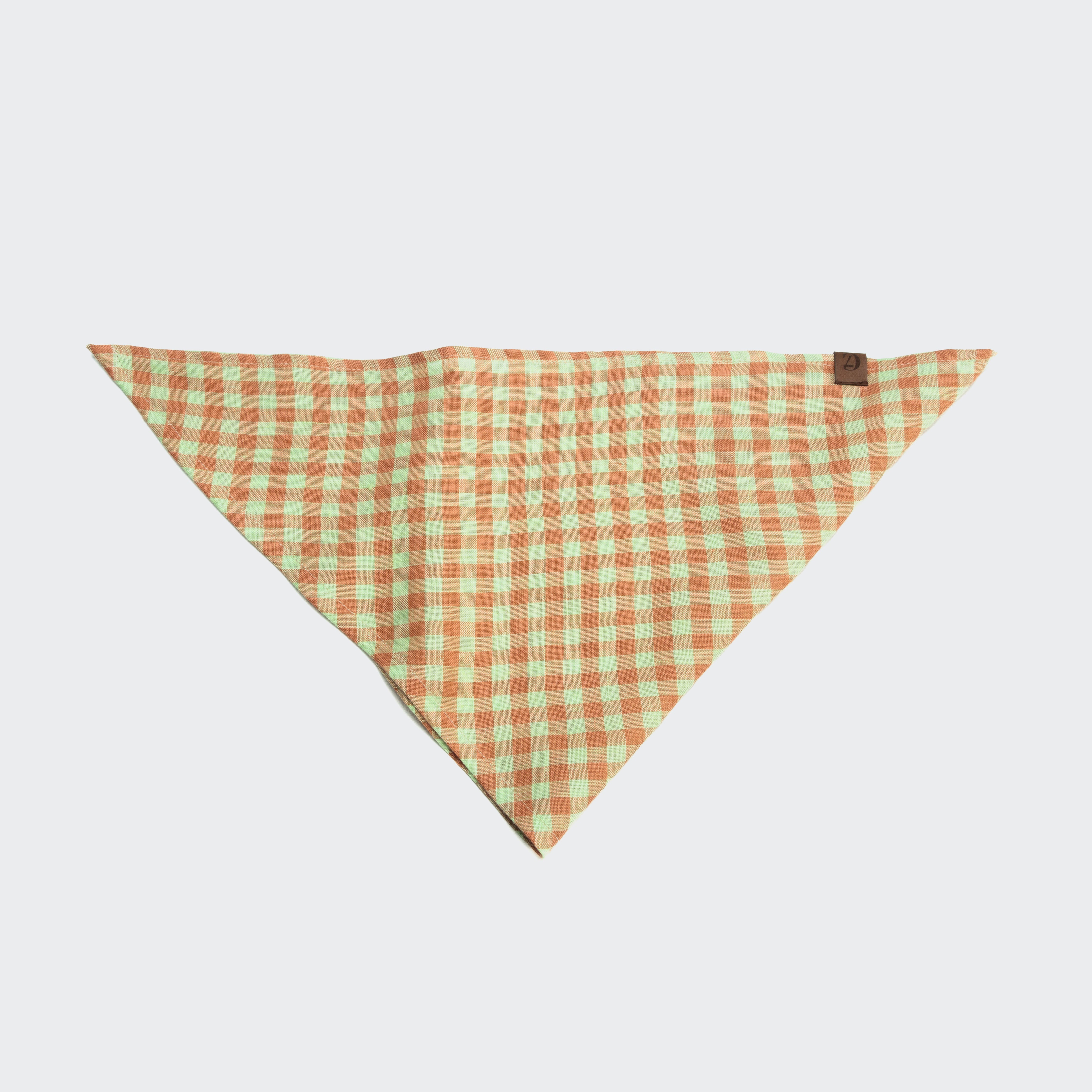 Cloud7 Dog Bandana Check Orange