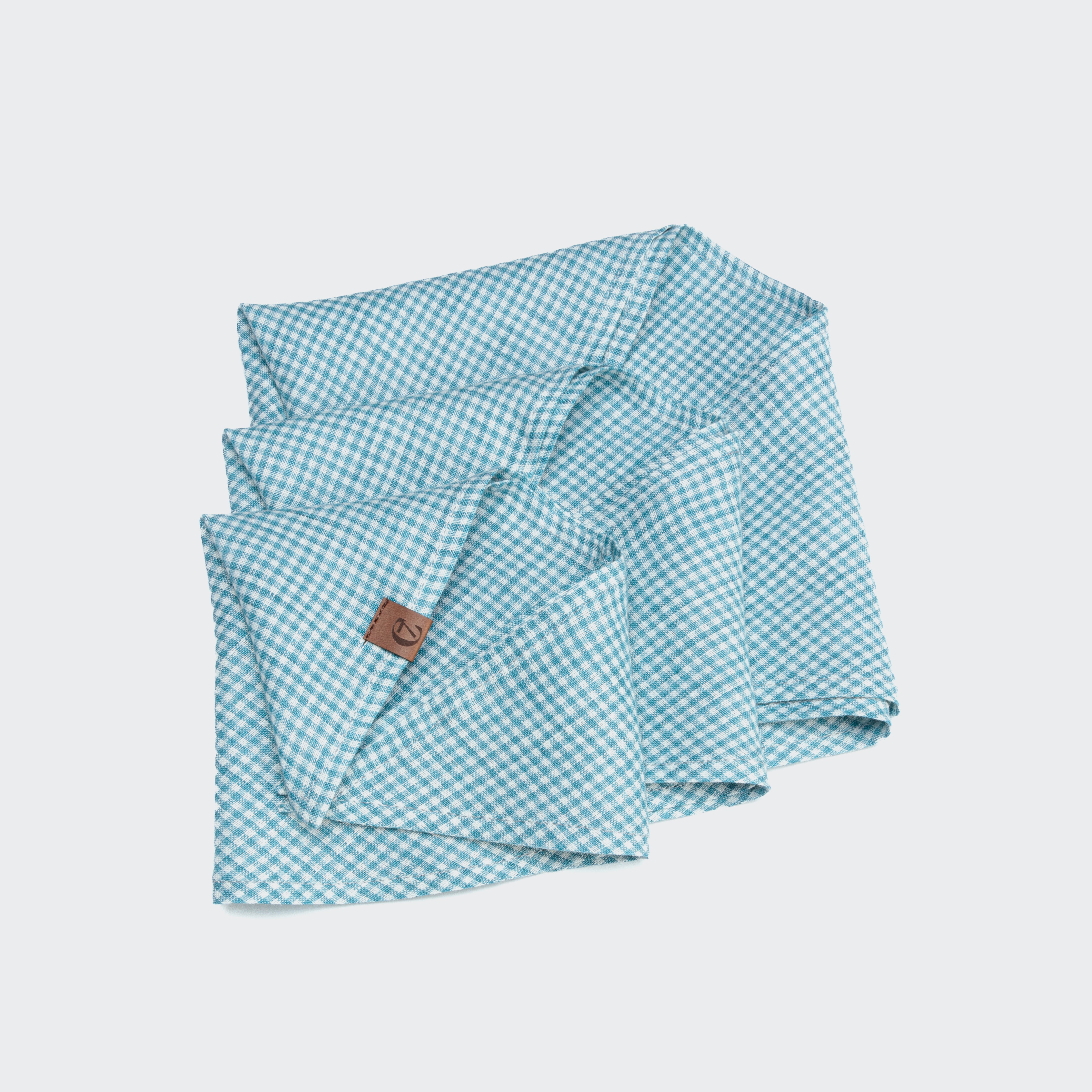 Cloud7 Dog Bandana Mini Check Blue