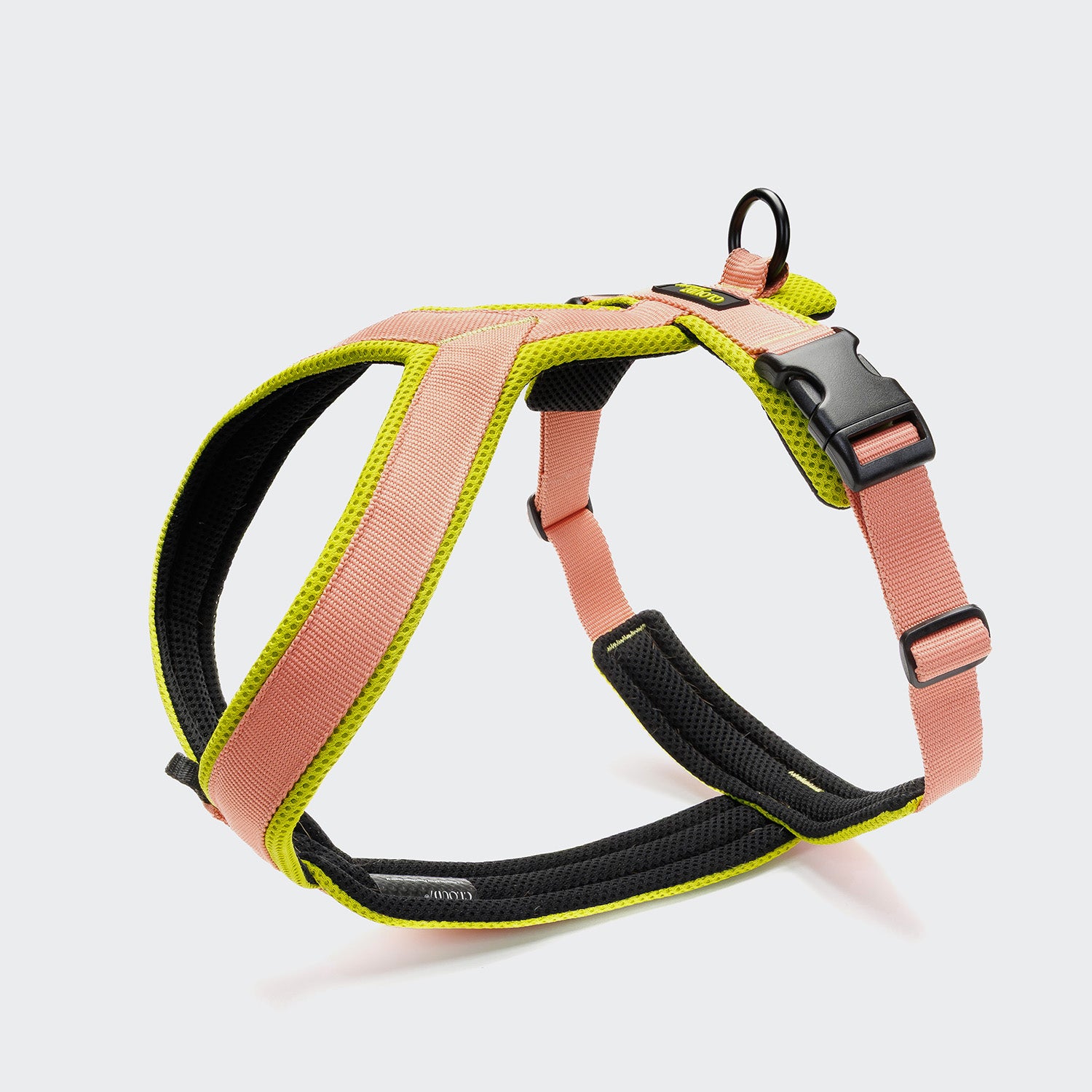 Cloud7 Y-1 AKTIV Air-Mesh Dog Harness showing the ergonomic shape and adjustable chest strap