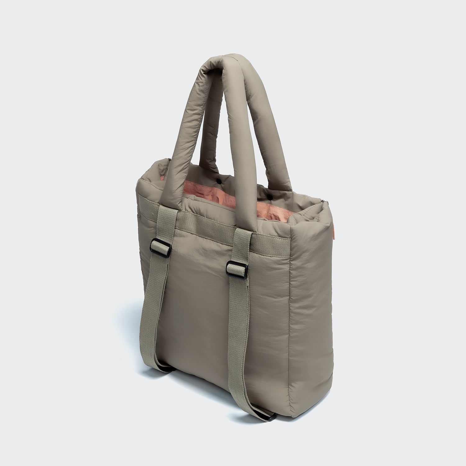Cloud7: AKTIV Puffer Travel Bed & Tote Bag, Khaki/Peach