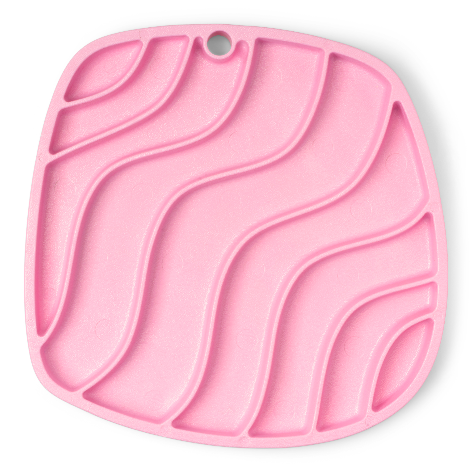 Dog Food and Drink Non-slip Eco Sustainable All-in-one Slow Feeder Lick Feast Mat: Bubble Gum (Spring Limited Edition)