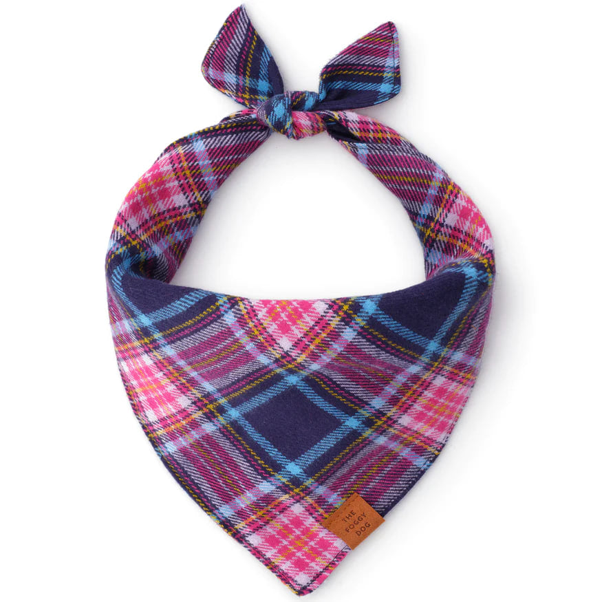 Dog and Cat Bandana: Camilla Plaid Flannel