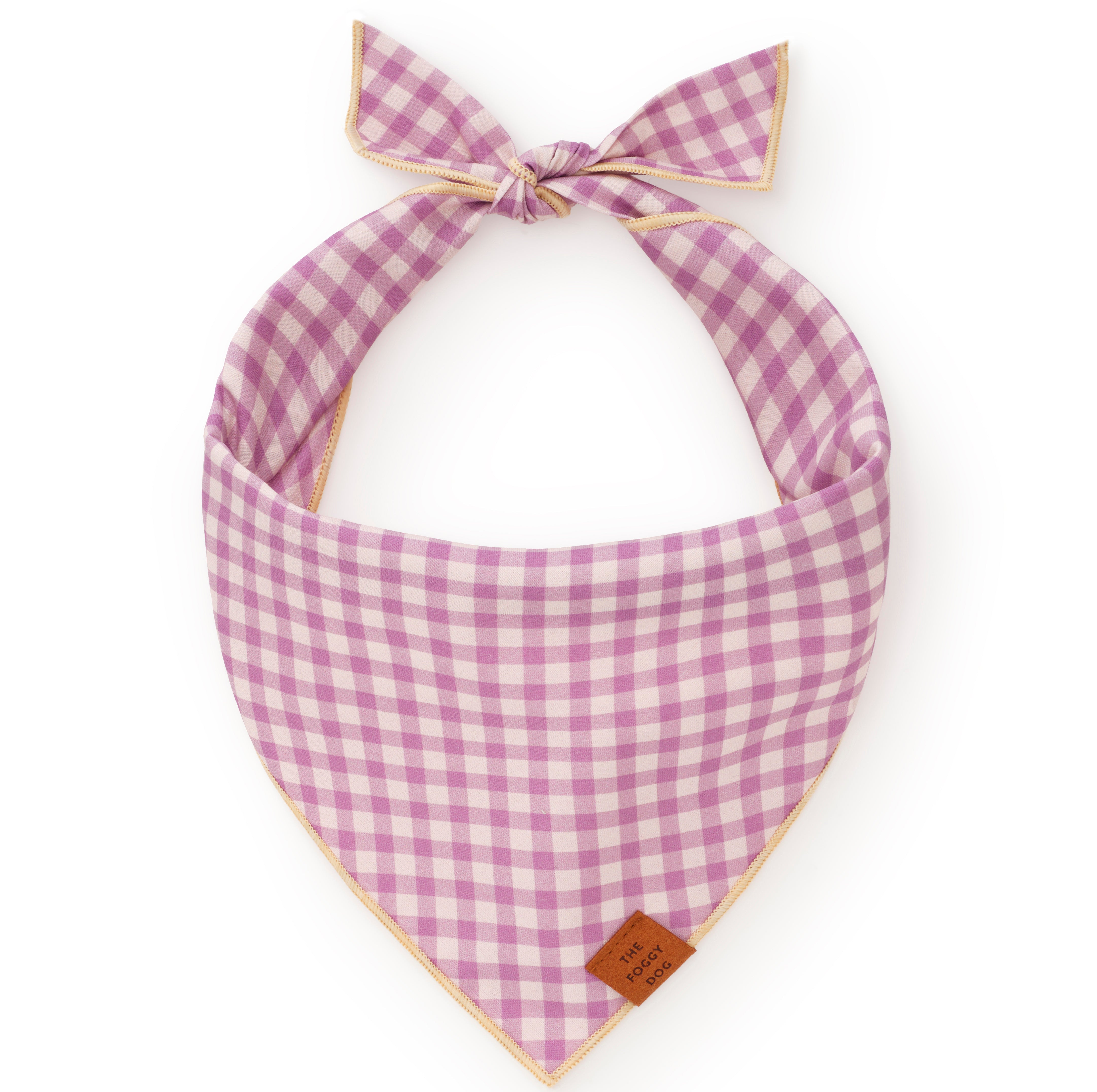 Dog and Cat Bandana: Thistle Gingham
