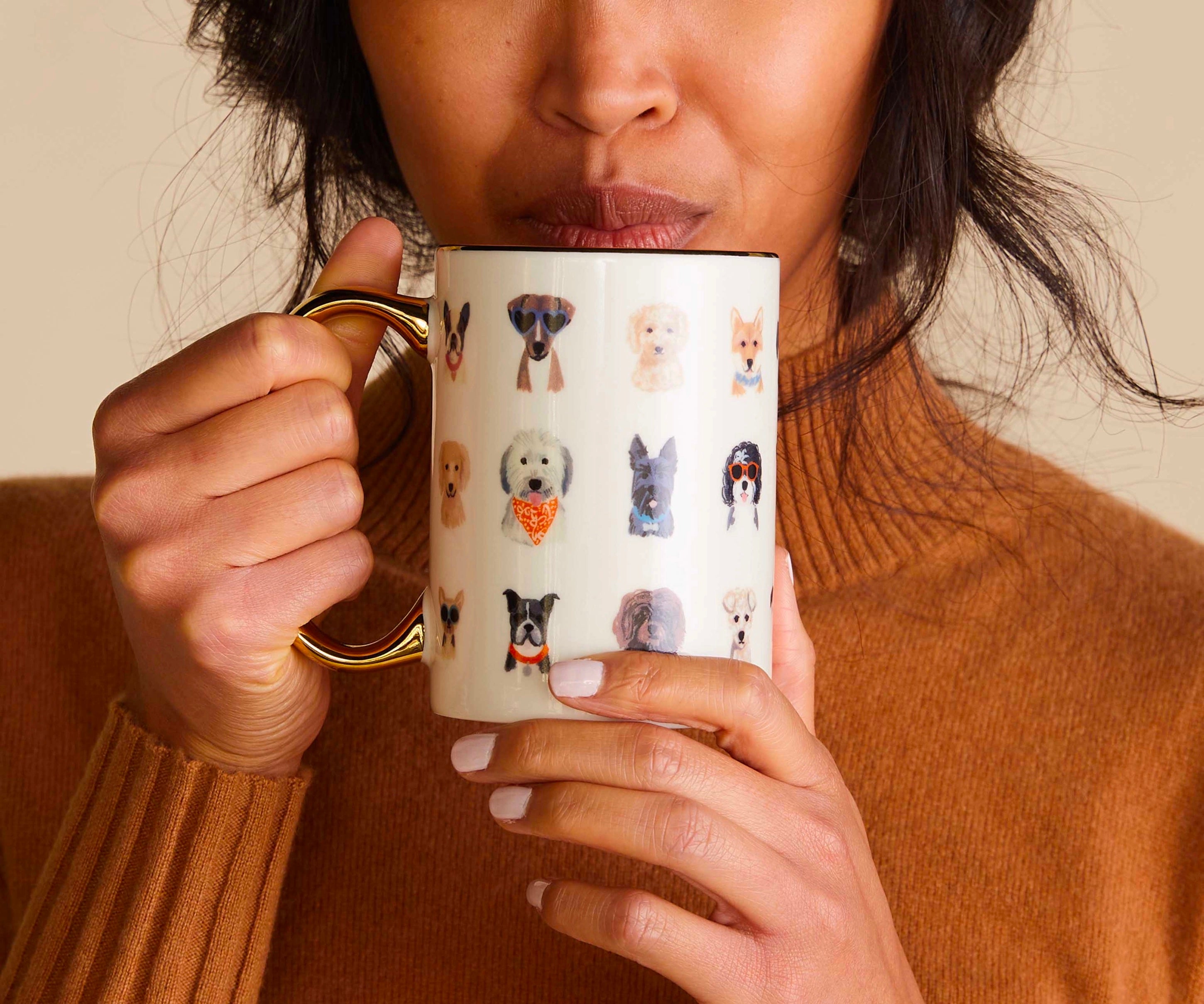 Rifle Paper Co Porcelain Mug: Hot Dogs