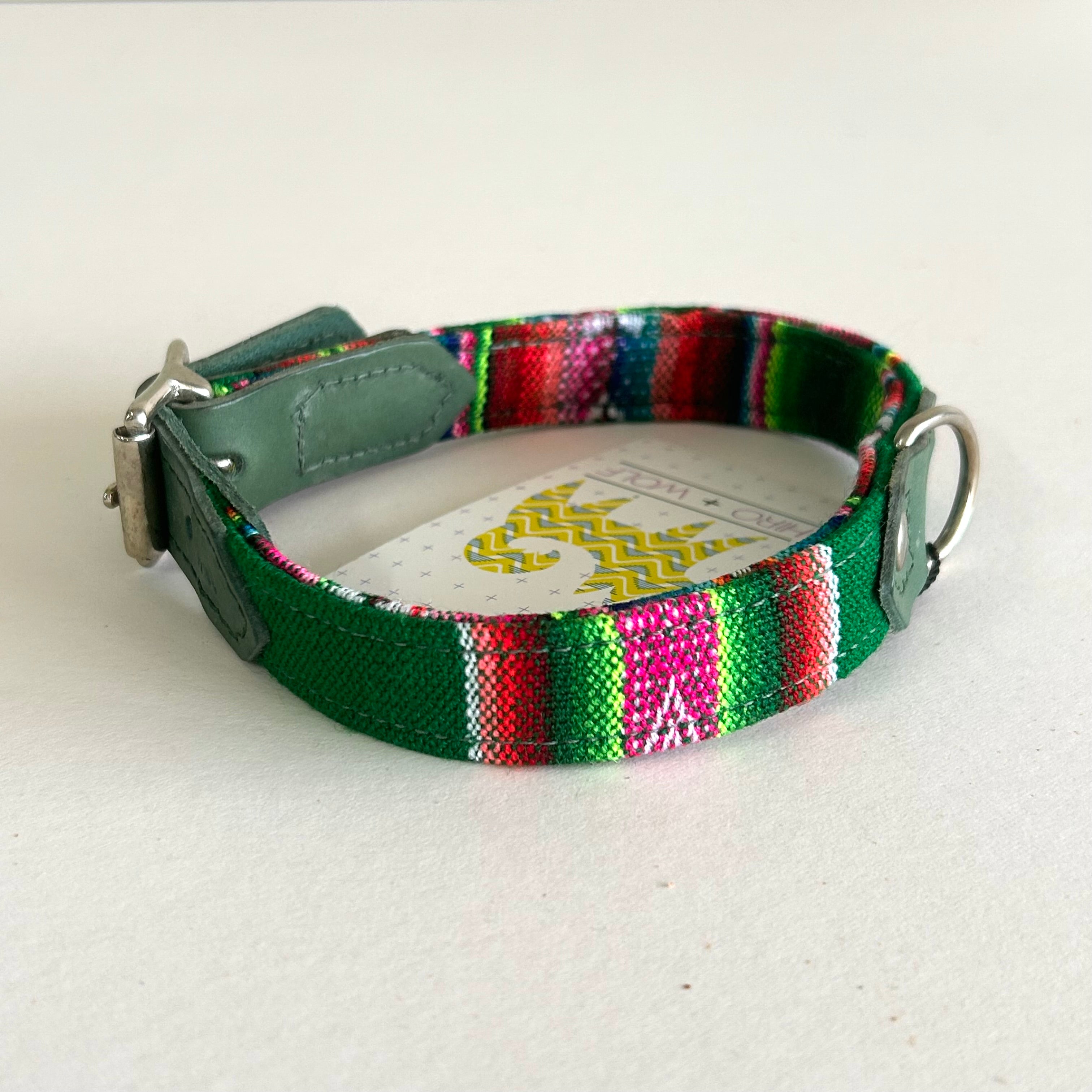 Hiro+Wolf Collar: Green Inca