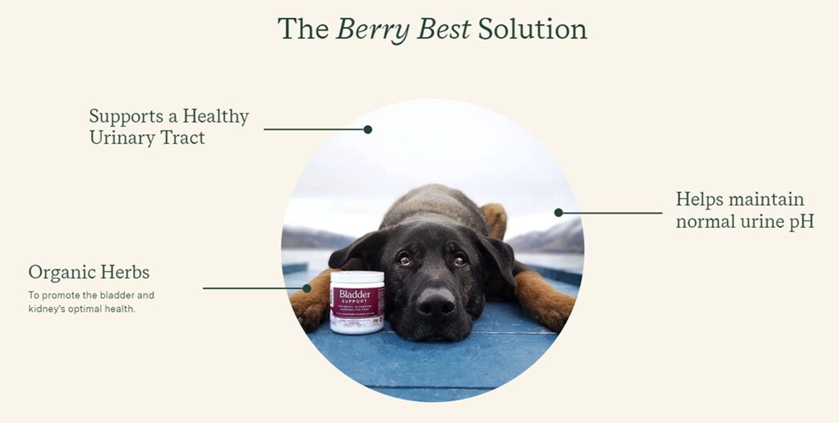 Fera Pet Organics Dog and Cat Supplement, Bladder Support