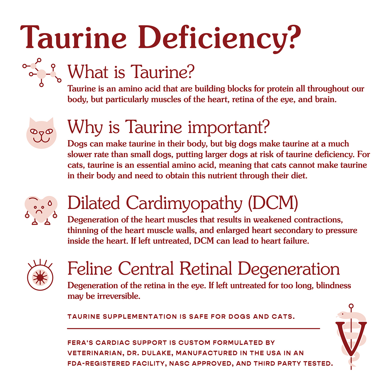 Fera Pet Organics Dog and Cat Supplement, Cardiac Support