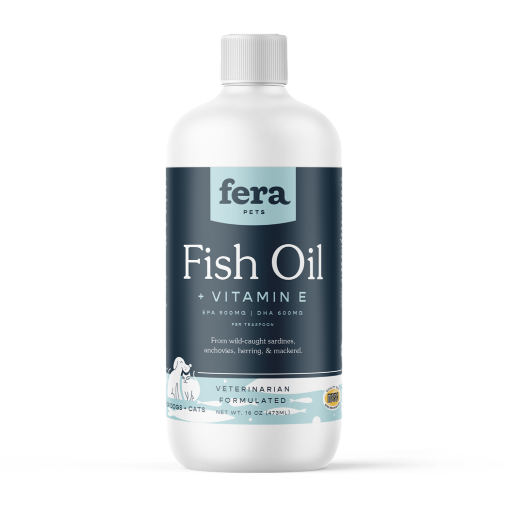 Fera Pet Organics Dog and Cat Supplement, Fish Oil