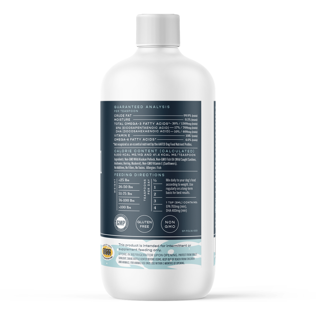 Fera Pet Organics Dog and Cat Supplement, Fish Oil