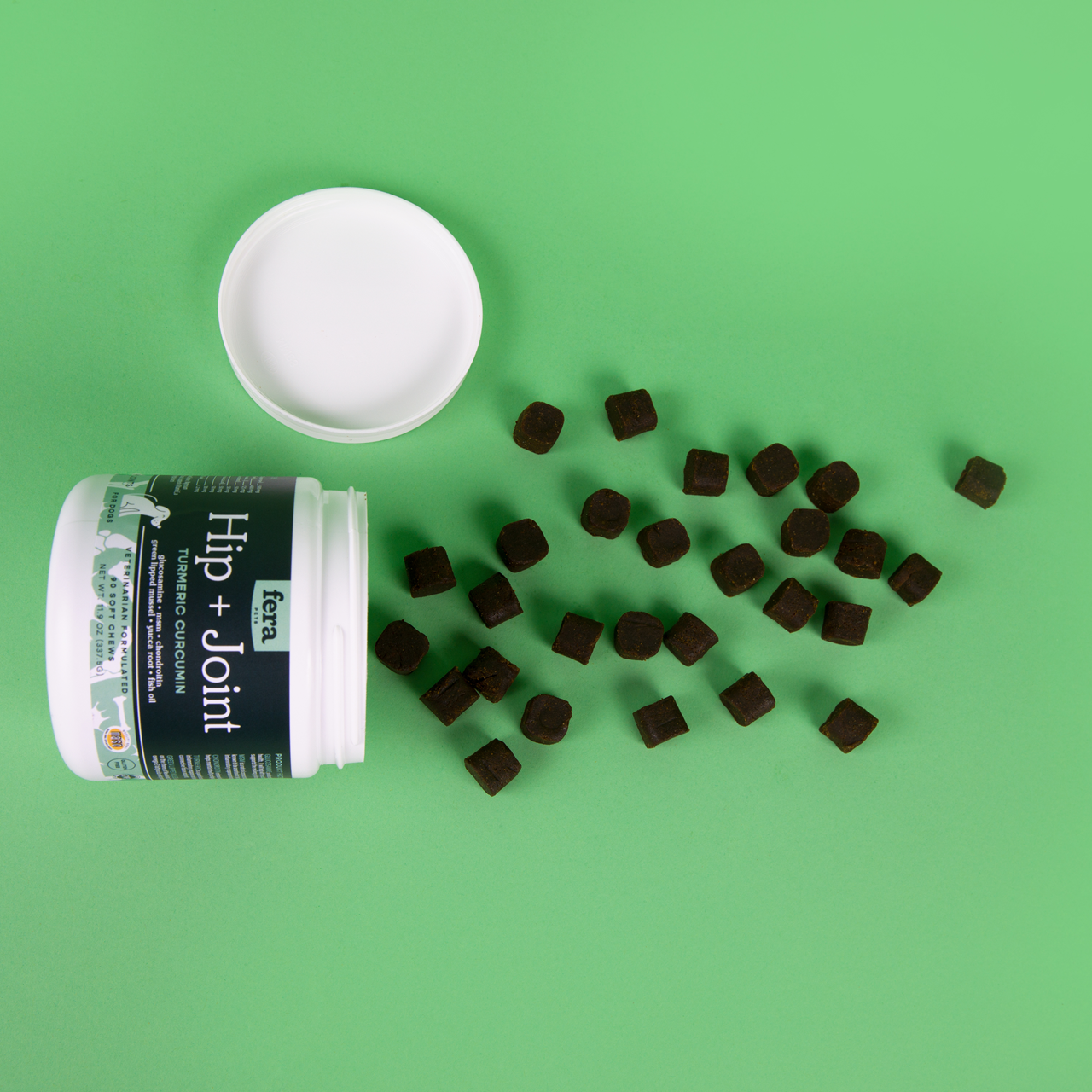 Fera Pet Organics Dog and Cat Supplement, Hip + Joint Support for Dogs