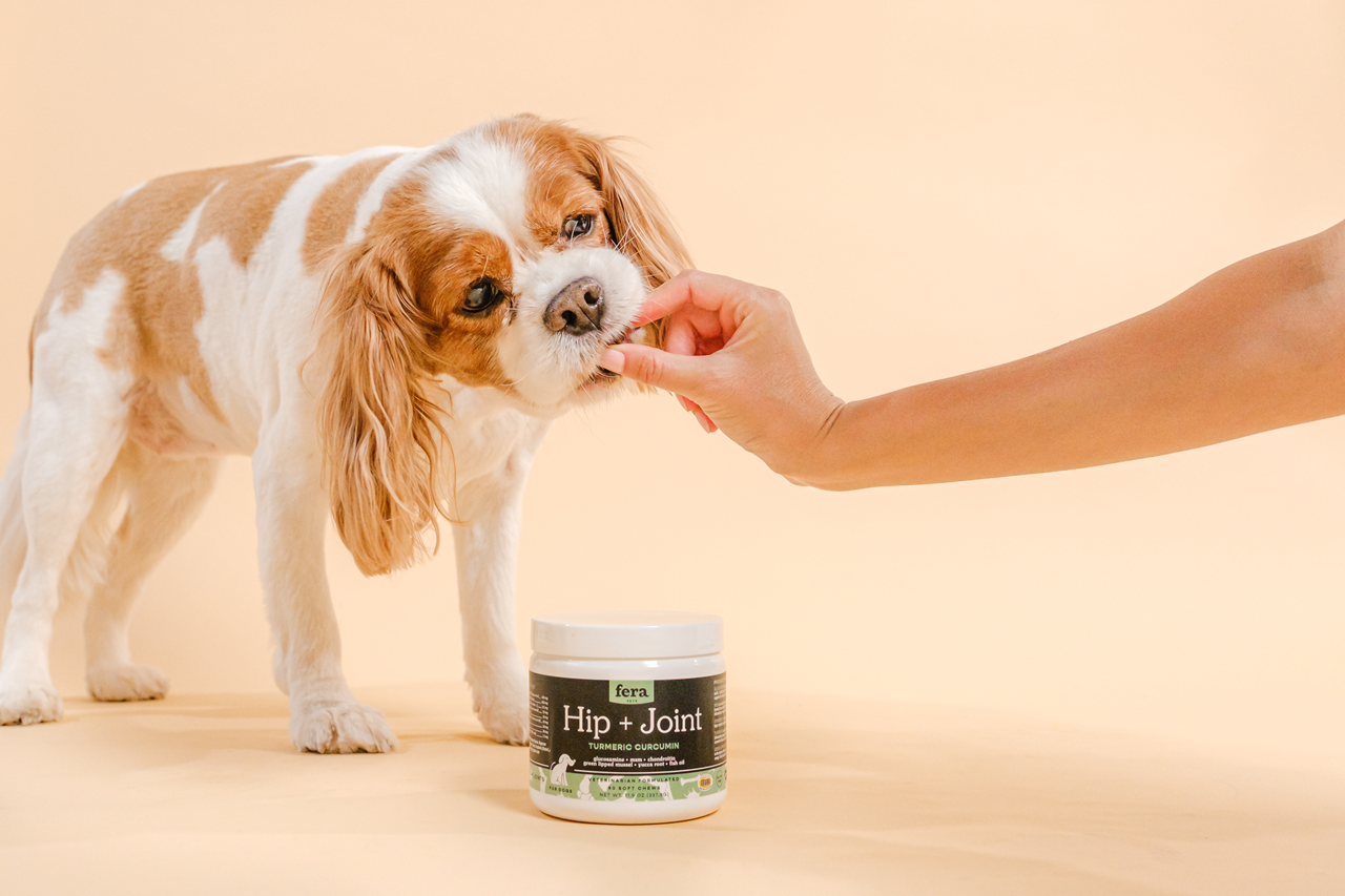 Fera Pet Organics Dog and Cat Supplement, Hip + Joint Support for Dogs