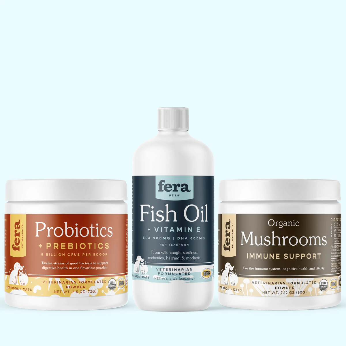 Fera Pet Organics Dog and Cat Supplement, Kitten Starter Kit