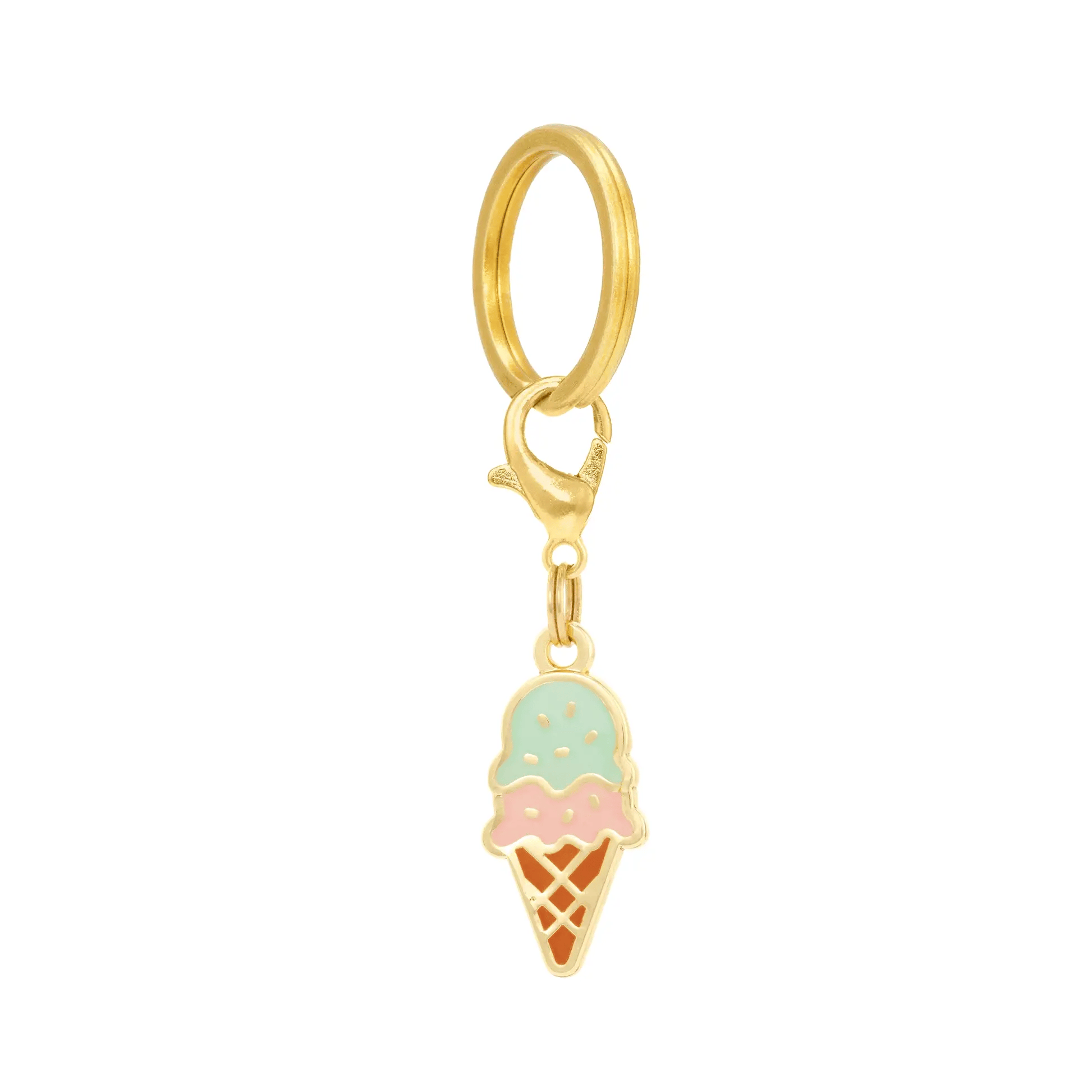 Dog Collar Charm: Ice Cream
