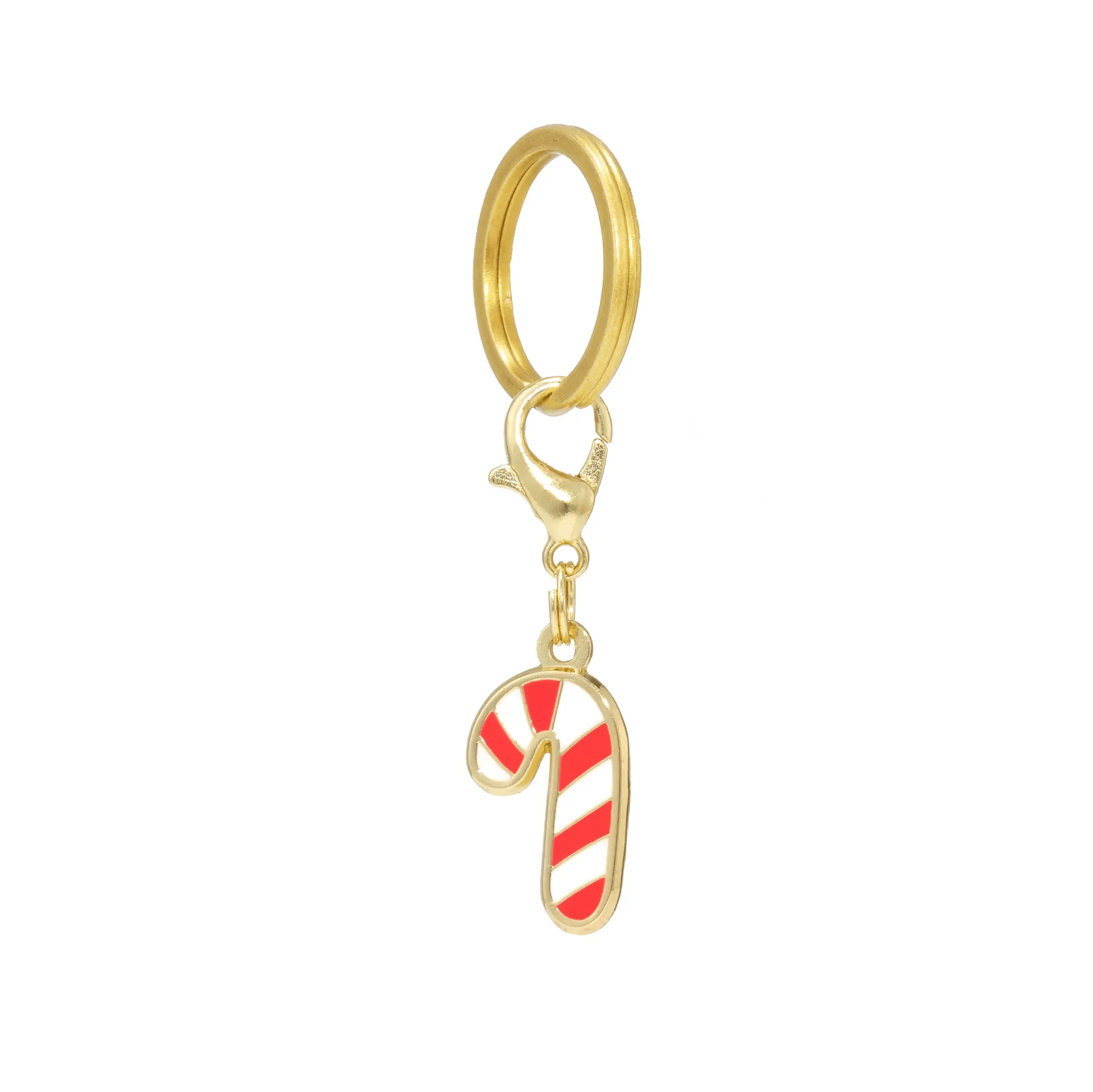Dog Collar Charm: Candy Cane