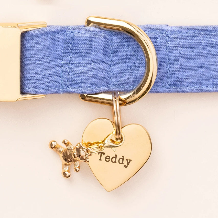 Dog Collar Charm: Gold Bear