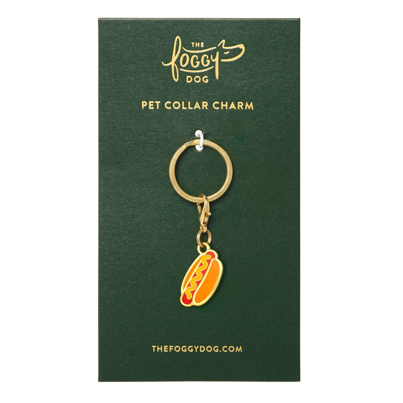 Dog Collar Charm: Hot Dog