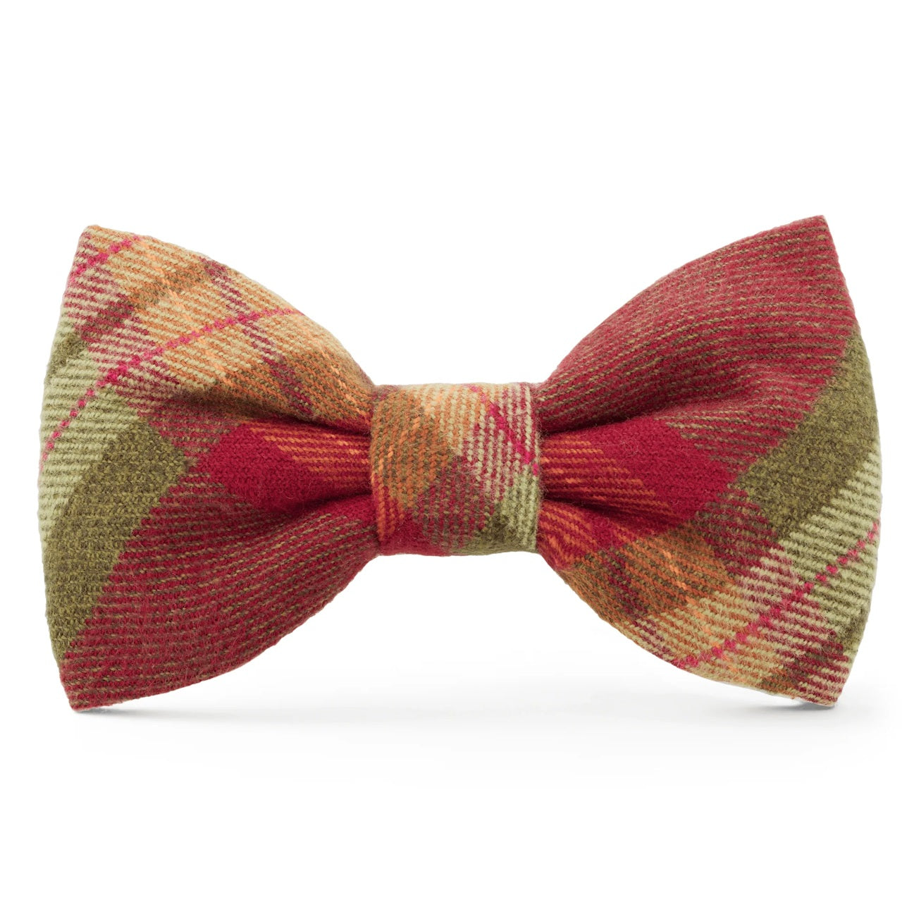 Dog and Cat Bowtie: Orchard Plaid Flannel