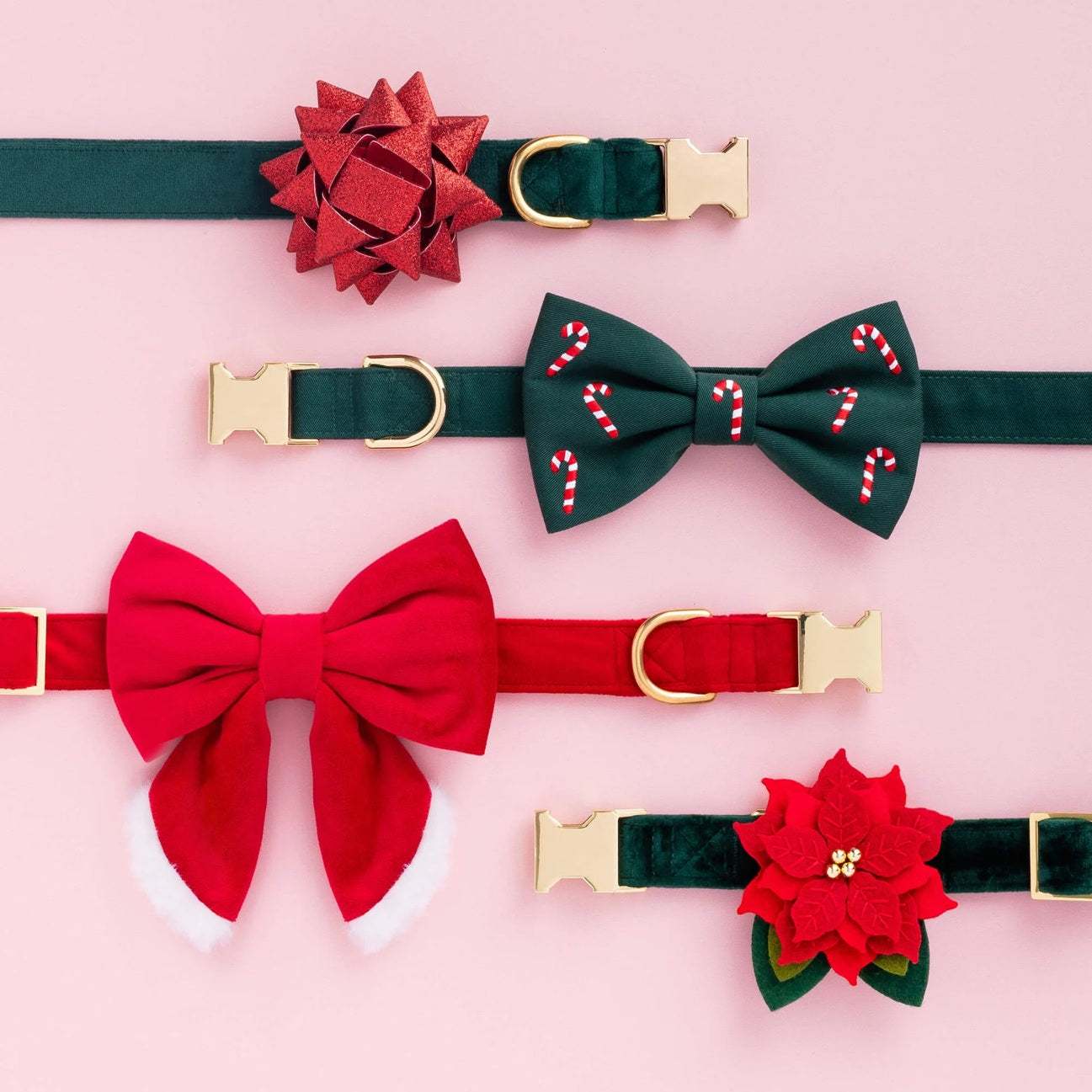 Dog and Cat Lady Bowtie: Santa Paws