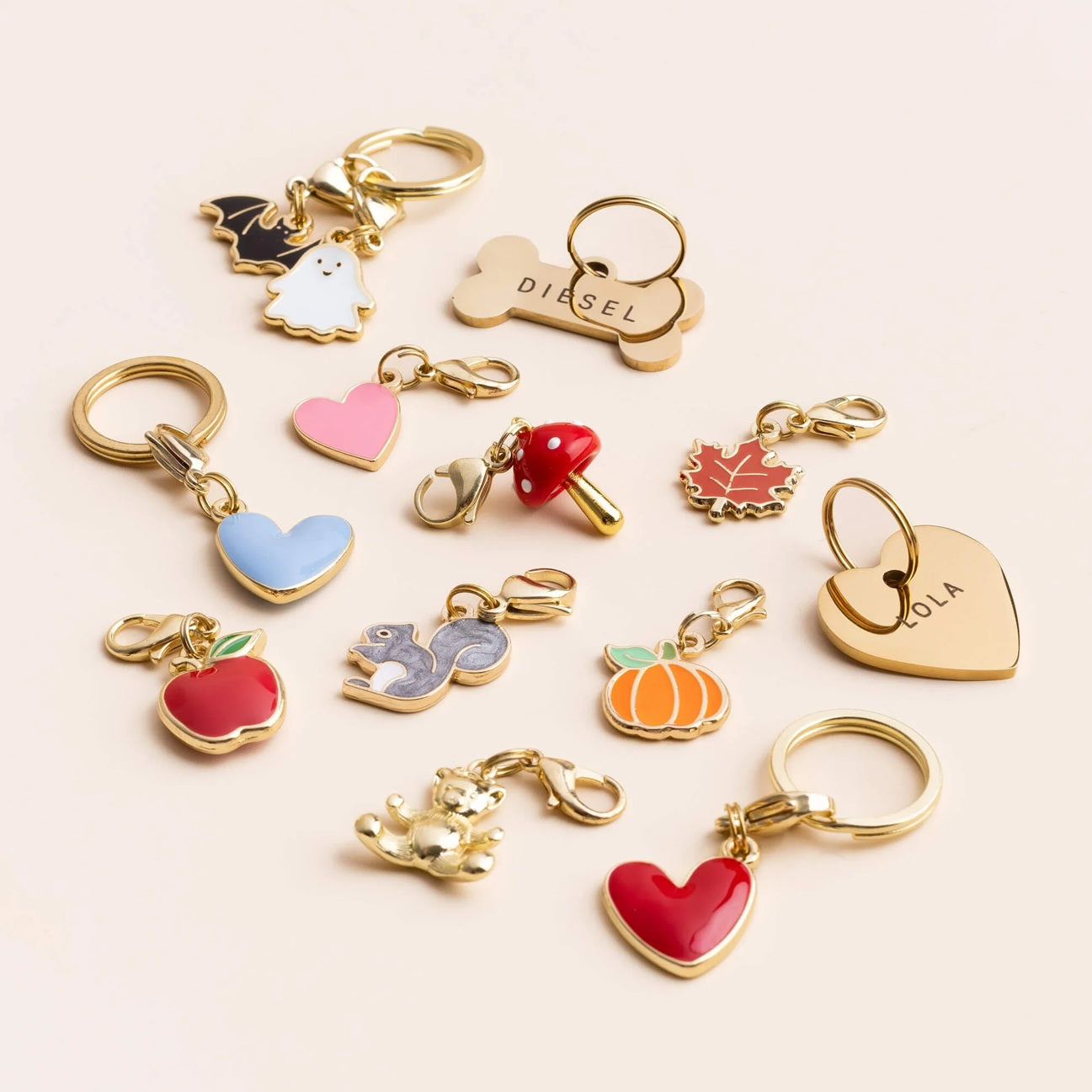 Dog Collar Charm: Blue Heart