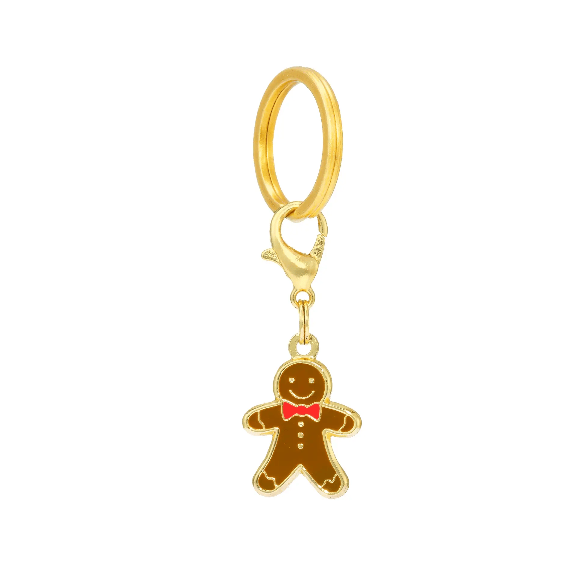 Dog Collar Charm: Gingerbread Man