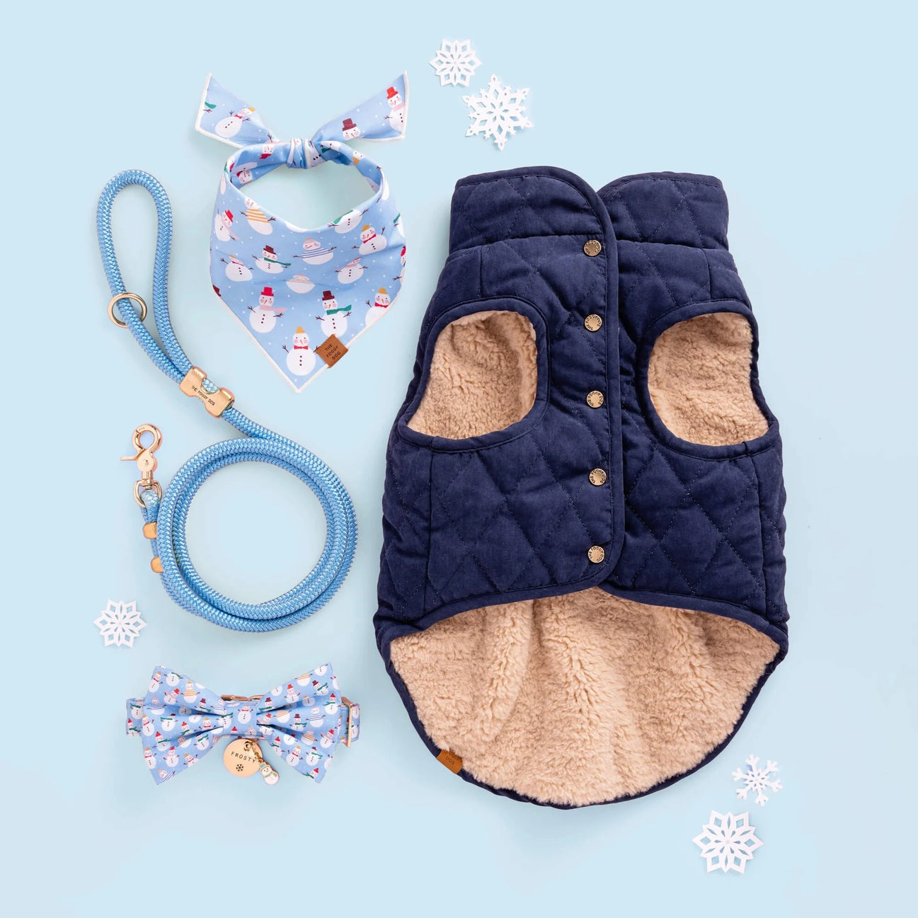 Dog Collar Charm: Snowman