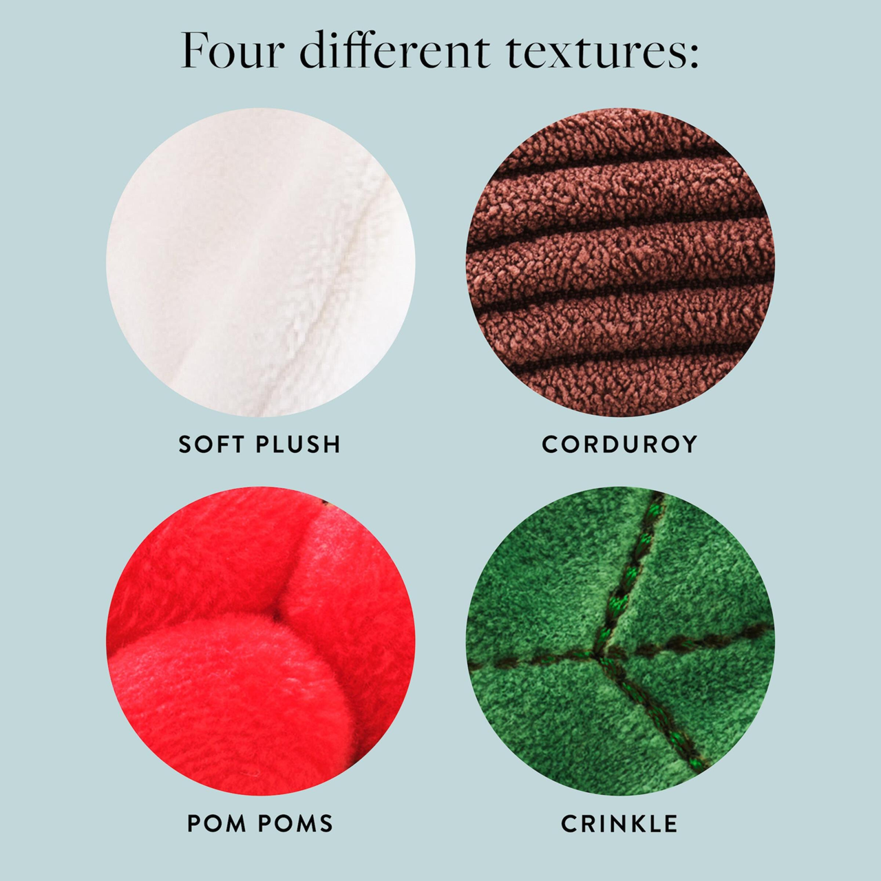 Holiday Squeaky Plush Interactive Snuffle Dog toys, Yule Log