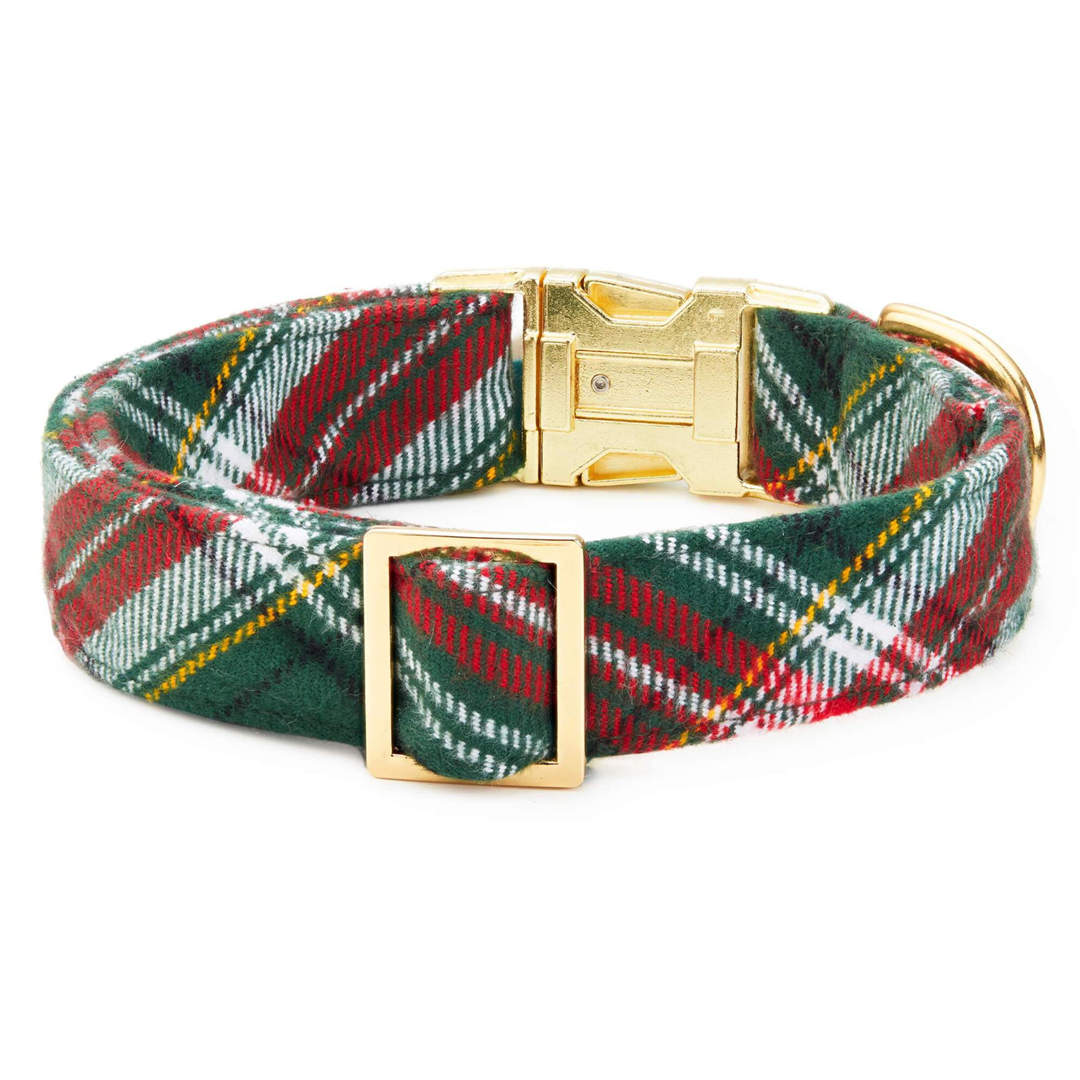 Dog Collar: Holly Jolly Plaid Flannel