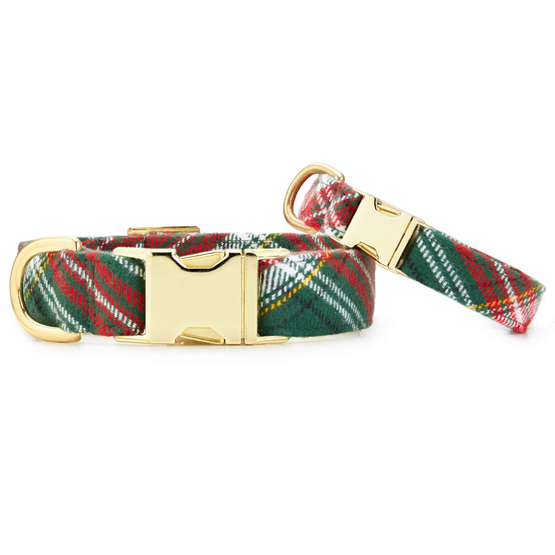 Dog Collar: Holly Jolly Plaid Flannel