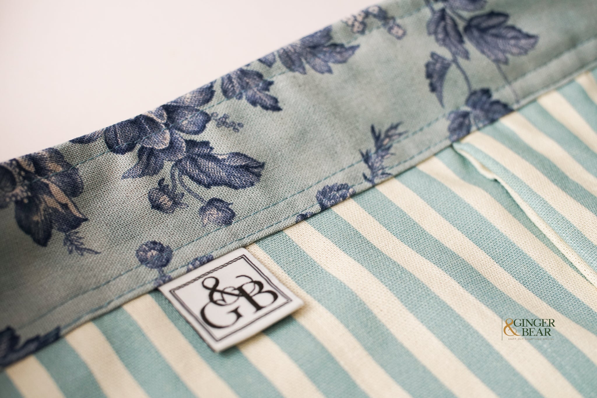 G&B Tote Bag for Dog Moms, Vintage Beau Blue