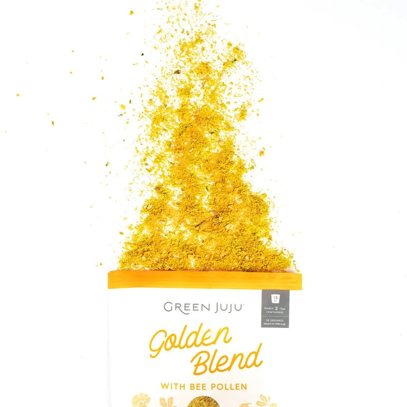 Green Juju Freeze Dried Golden turmeric and ginger root vegetable blend for natural pet inflammation relief