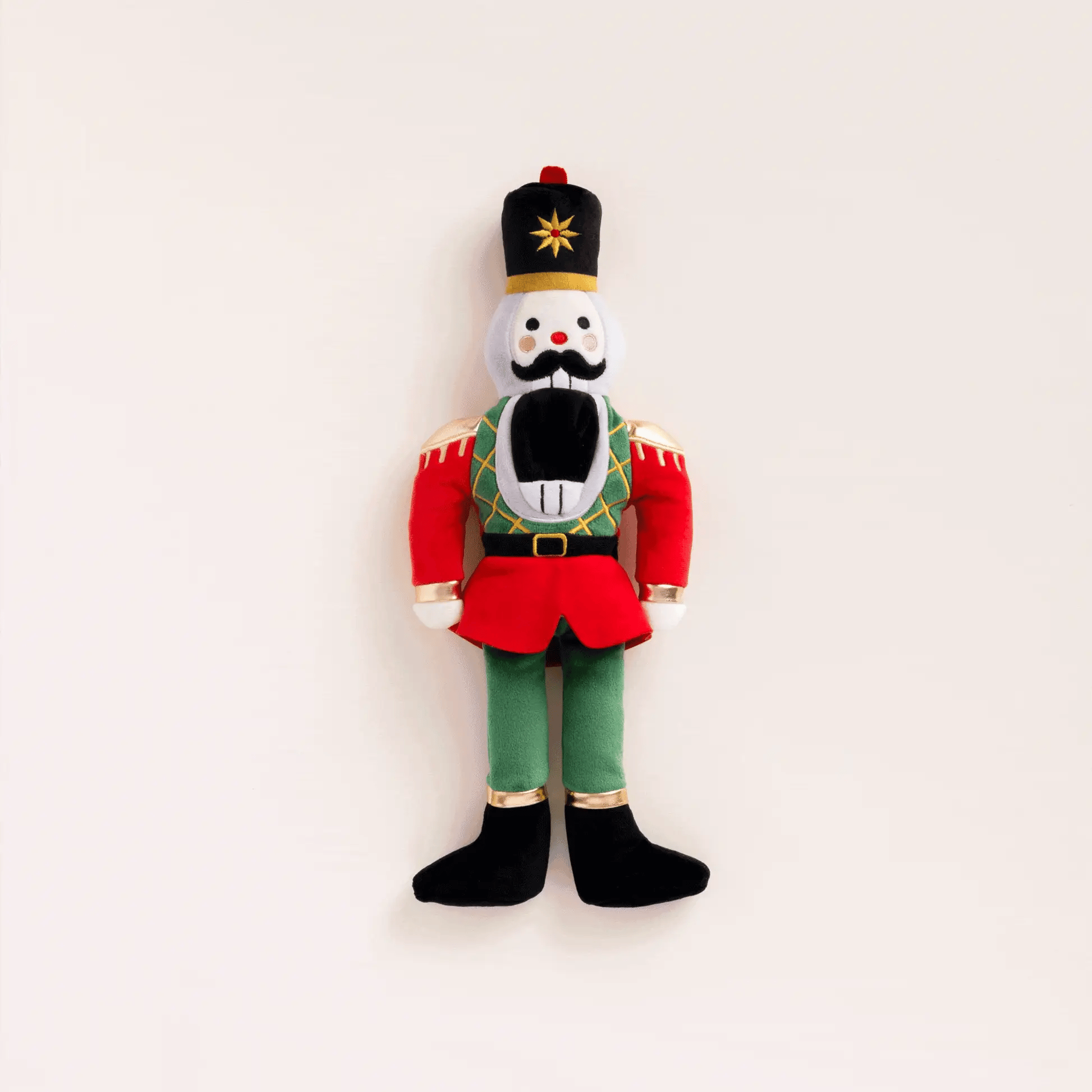 Holiday Squeaky Plush Interactive Snuffle Dog toys, Nutcracker