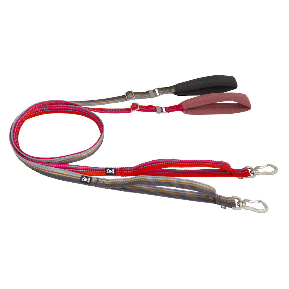 Hurtta Dog Leash: Adjustable Eco, Rosehip