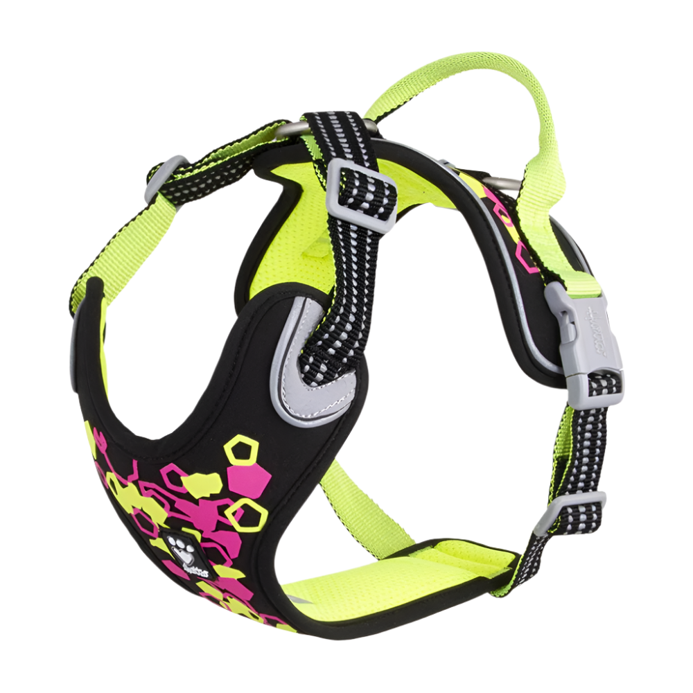 Hurtta Dog Harness: Weekend Warrior Neon Harness