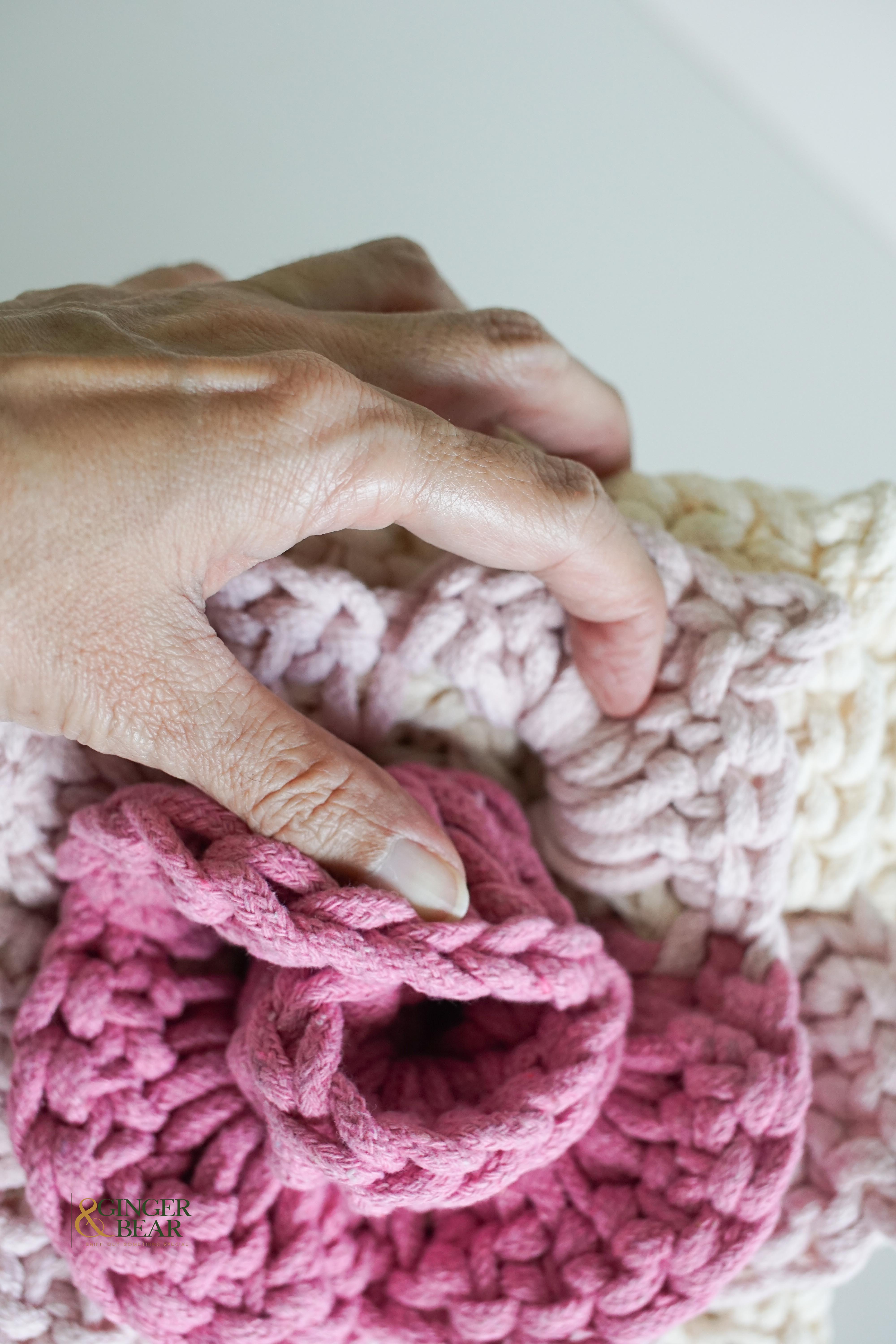 Knotty Interactive Upcycled Cotton Snuffle Flower Dog Toy, Prunus Blossom