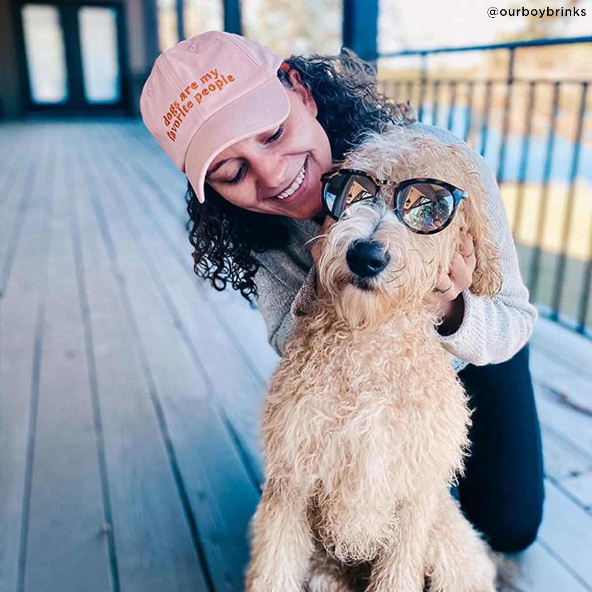 Lucy&Co Hat for Human: Dogs Are My Fave Hat | 100% Cotton Adjustable