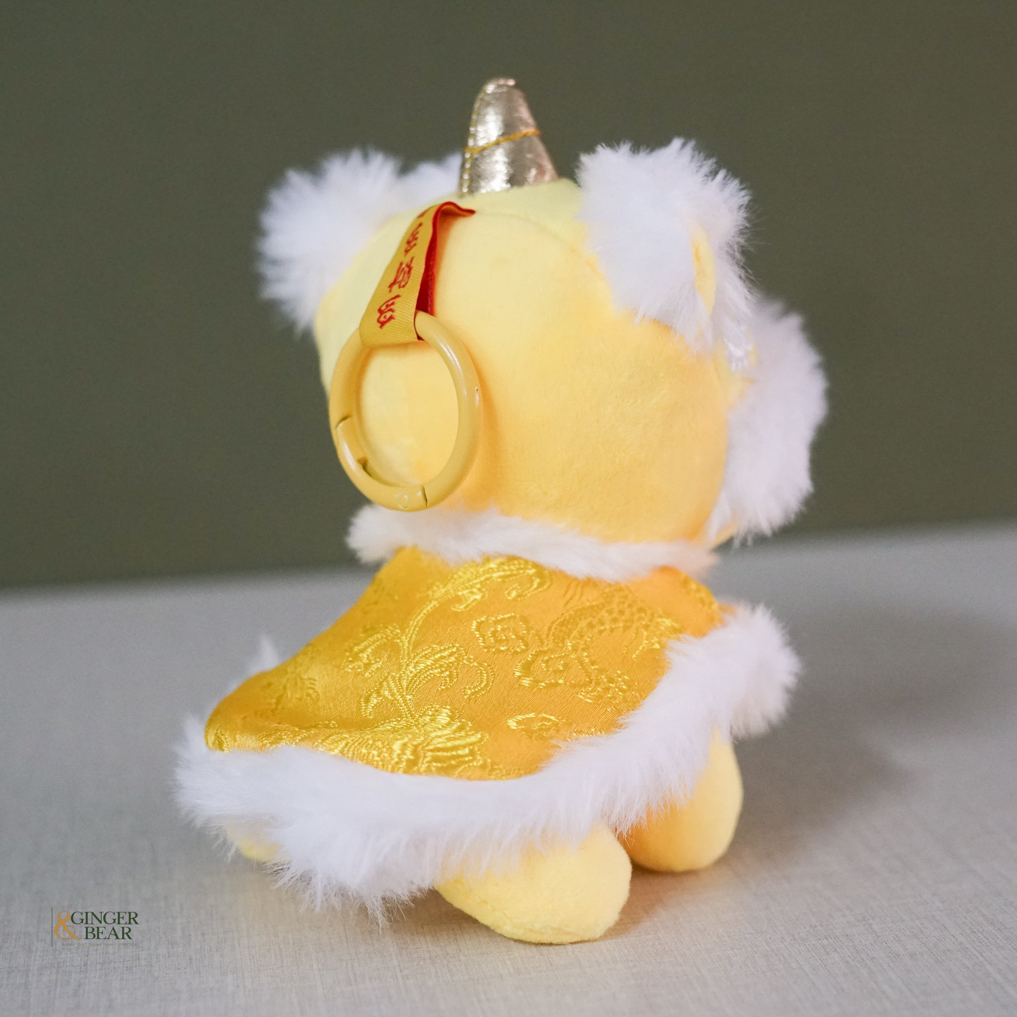 Lunar New Year Bag Plush Accessory, Awakened Lion
