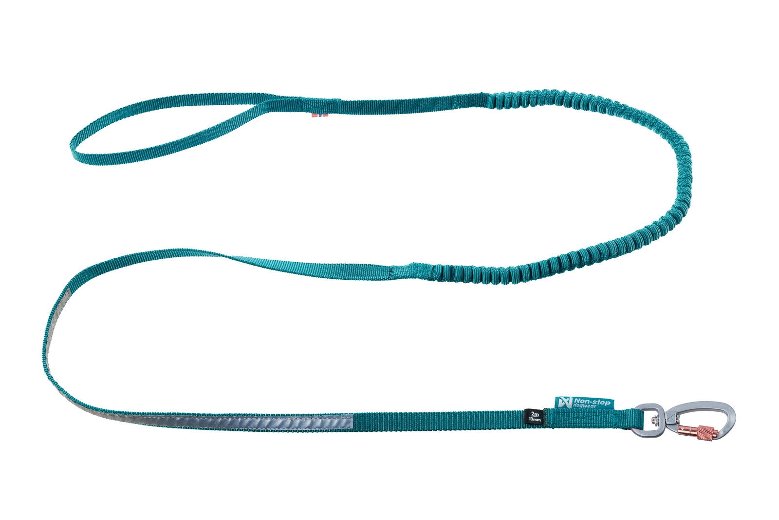 Non-Stop Dog Wear: Touring Bungee Dog Leash - Teal