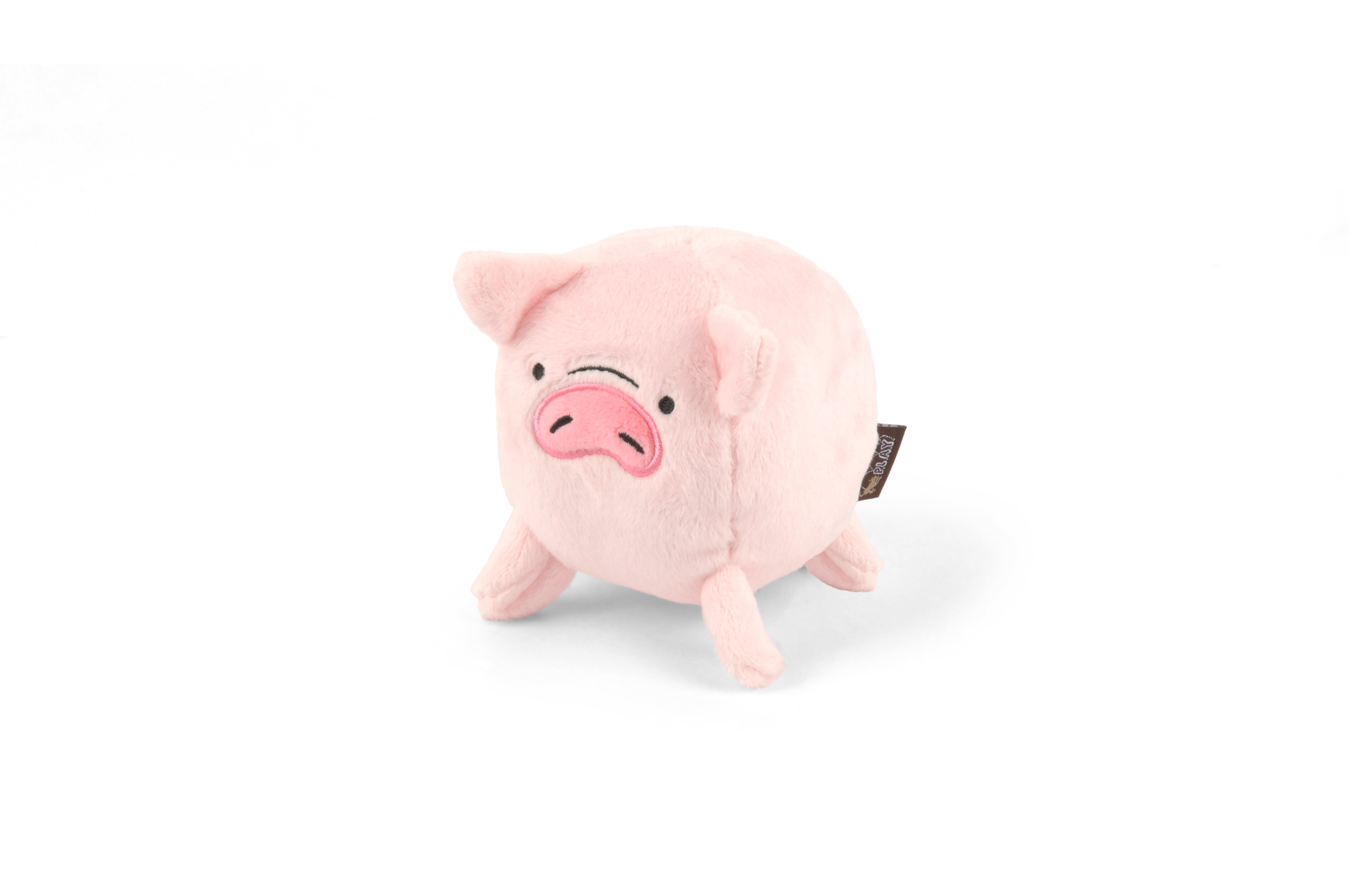 P.L.A.Y. Barnyard Buddies Squeaky Plush Dog Toy, Paul the Pig