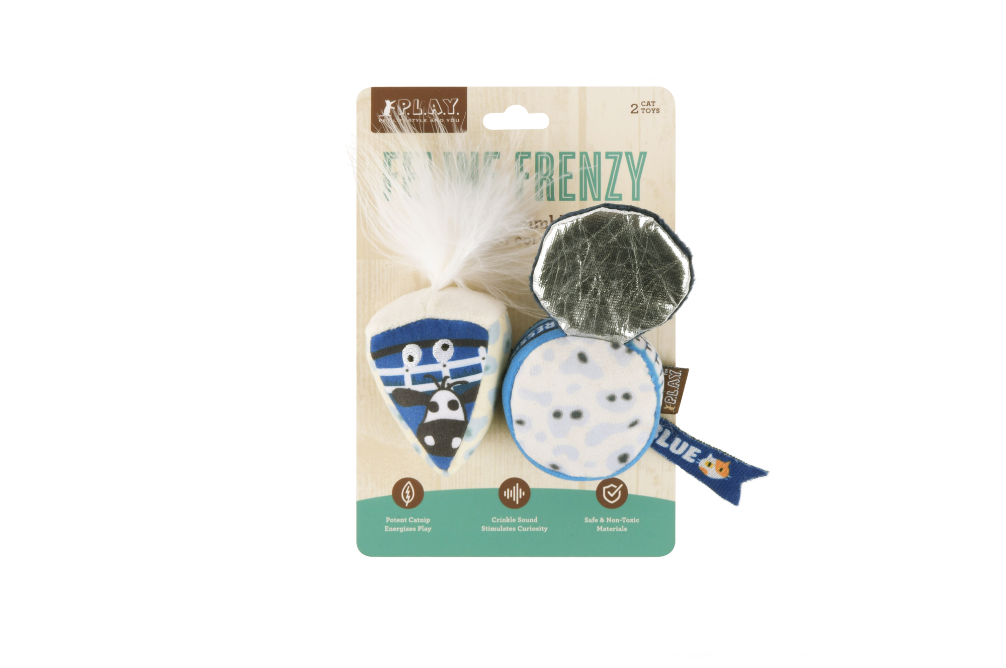 P.L.A.Y. Feline Frenzy, Catnip Toy set: Kitty Crumble