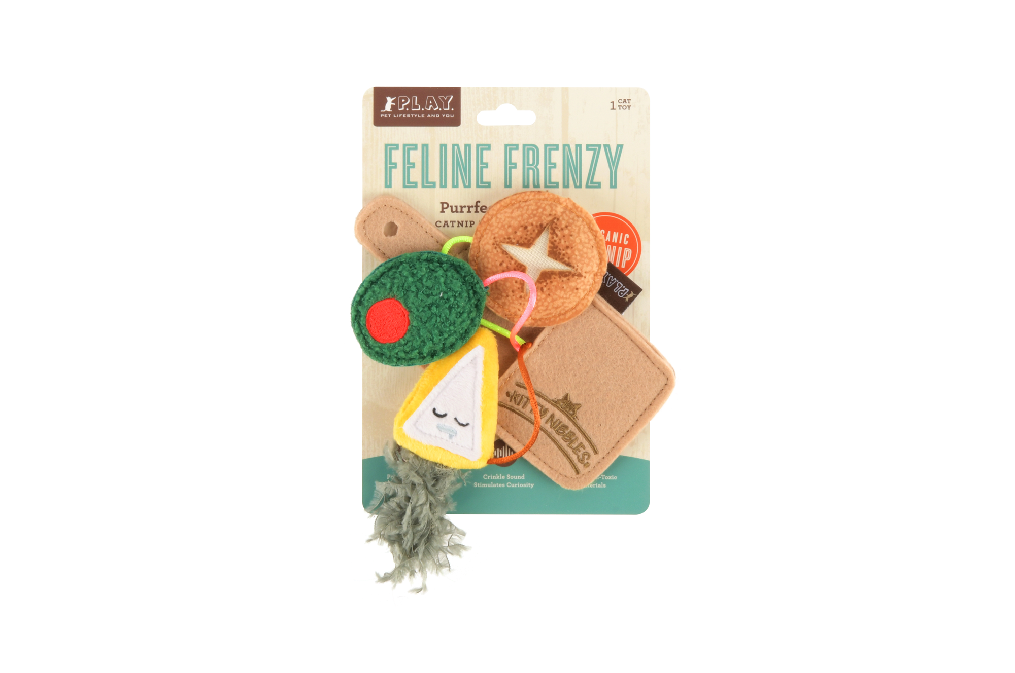 P.L.A.Y. Feline Frenzy, Catnip Toy set: Purrfect Pairings