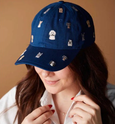 Rifle Paper Co Baseball Cap: Dog Days