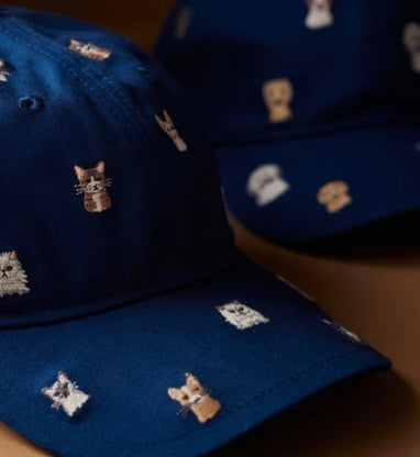 Rifle Paper Co Baseball Cap: Cool Cats