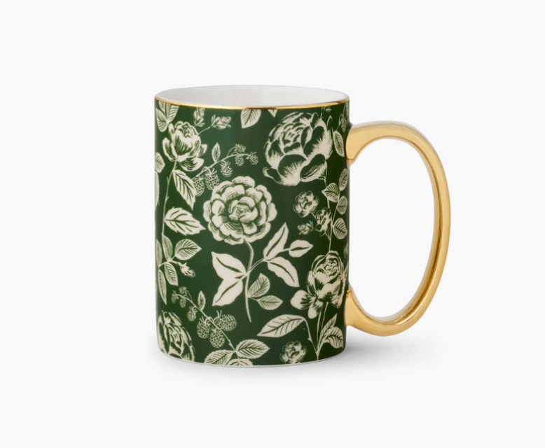 Rifle Paper Co Porcelain Mug: English Rose