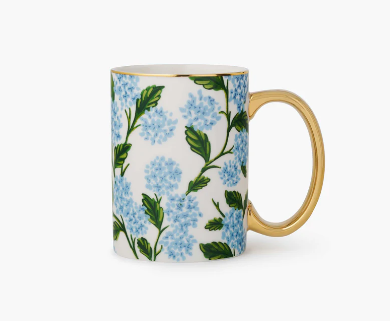 Rifle Paper Co Porcelain Mug: Hydrangea