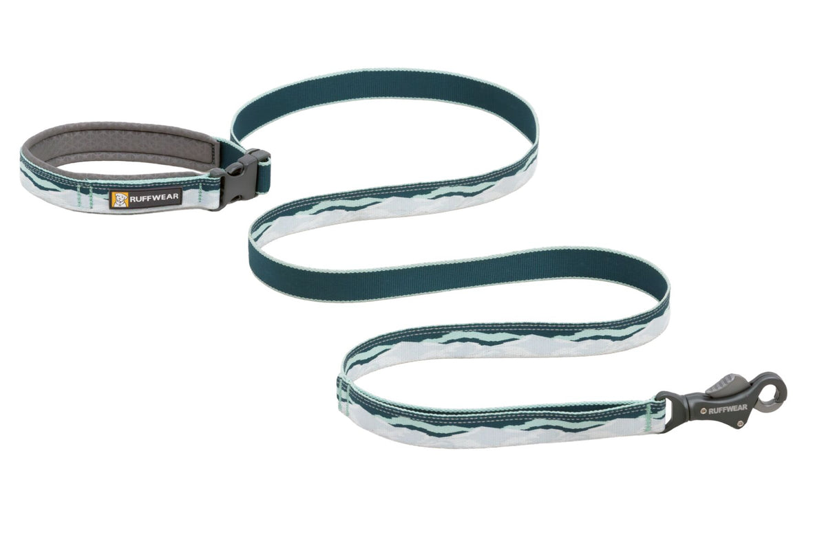 Ruffwear Crag reflective adjustable waist dog leash for hands-free walking, running, and hiking outdoors